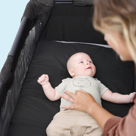 Patut de calatorie 3 in 1 transformabil in tarc FoldLite LX, Midnight, Graco 744435