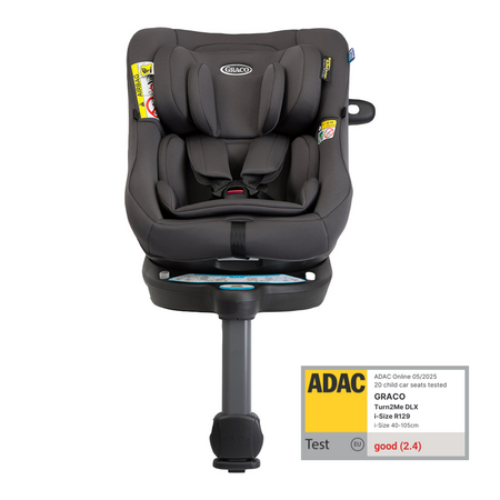 Scaun auto Turn2Me 360 DLX, 40-105 cm, Iron, Graco 744488
