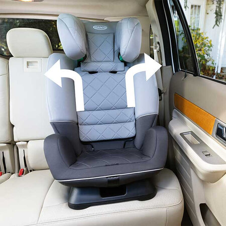 Scaun auto SlimFit, 40-145 cm, Iron, Graco 744550