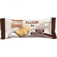 Biscuiti Bio cu crema de alune si cacao, 45 g, Fior di Loto