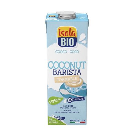 Bautura Bio din cocos Barista, fara gluten, 1 litru, Isola Bio