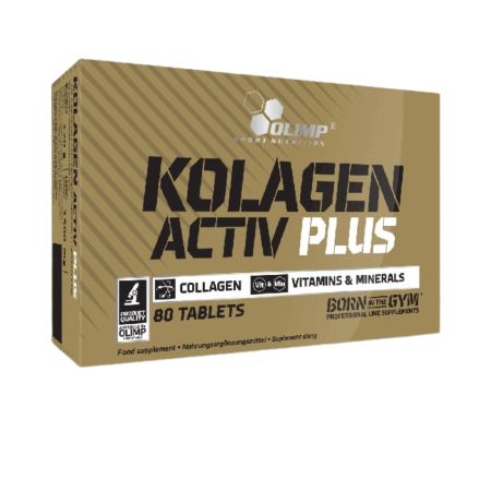 Colagen hidrolizat Kolagen Activ Plus, 80 tablete masticabile, Olimp Sport Nutrition