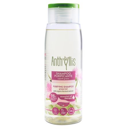 Sampon Bio purificator pentru par gras, 300 ml, Anthyllis