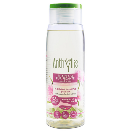 Sampon Bio purificator pentru par gras, 300 ml, Anthyllis