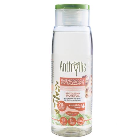 Gel de dus revitalizant Bio cu ghimbir si cardamon, 300 ml, Anthyllis