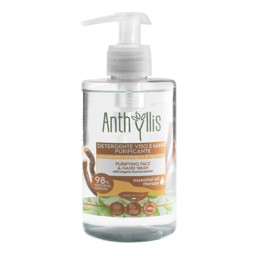 Sapun lichid Bio purificator pentru maini si fata, 300 ml, Anthyllis