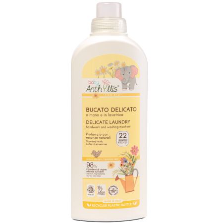 Detergent lichid Eco pentru rufe bebelusi, 1 litru, Baby Anthyllis