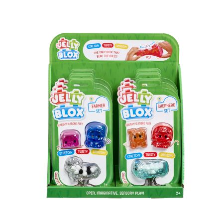 Set de constructie Prietenii de la ferma, 2 ani+, 3 piese, Jelly Blox 744761