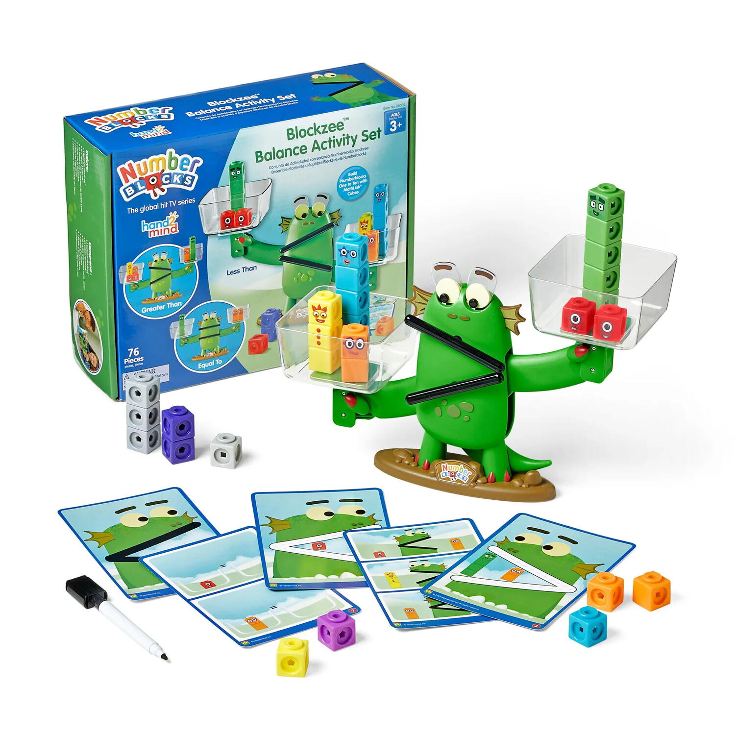 Set activitati cu balanta Numberblocks, 3 ani+, Hand2Mind