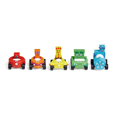 Set mini vehicule Numberblocks, 3 ani+, Hand2Mind 744808