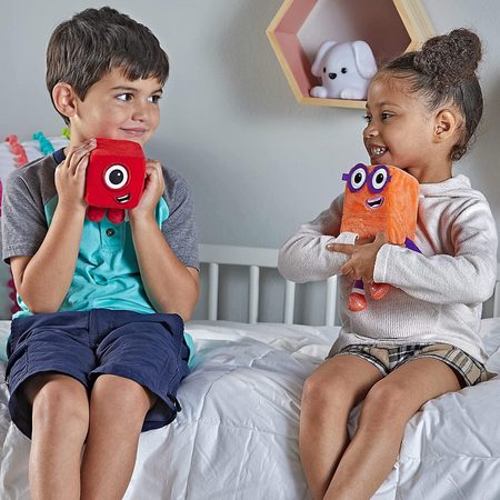 Set mascote din plus Numberblocks Unu & Doi, 18 luni+, Hand2Mind 744810