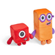 Set mascote din plus Numberblocks Unu & Doi, 18 luni+, Hand2Mind 744809