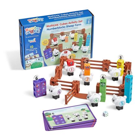 MathLink Cubes Numberblocks, Ferma oitelor, 3 ani+, Hand2Mind