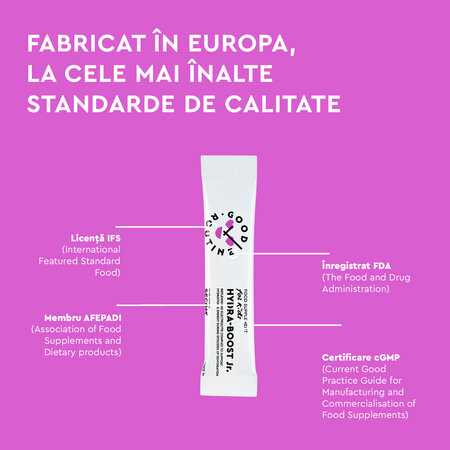 Hydra-Boost Jr, gust portocala, 10 plicuri x 4.2 g, Good Routine 763474