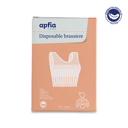 Sutien de unica folosinta tip Bustiera, marimea M, 3 bucati, Apfia Care 744881