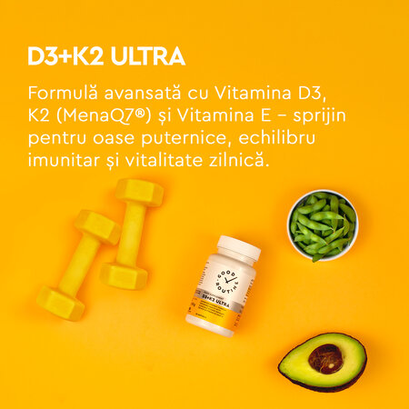 D3+K2 Ultra, 30 capsule gelatinoase moi, Good Routine 777392