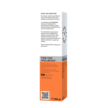 Hydra-Boost, gust de zmeura, 5 plicuri lichide x 50 ml, Good Routine 777162