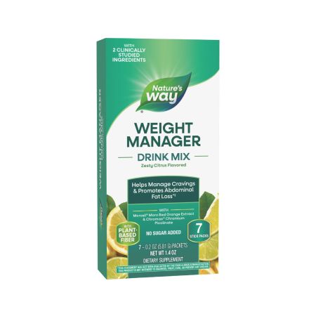 Weight Manager Citrus Drink, 7 plicuri x 5.81 g, Nature's Way