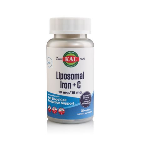 Liposomal Iron + C, 18 mg, 30 capsule, Kal
