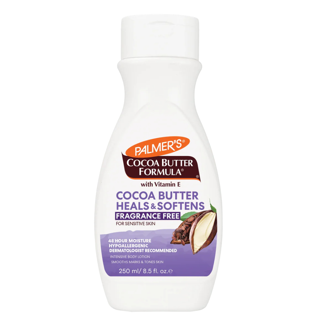Lotiune de corp fara parfum hipoalergenica Formula cu Unt de Cacao, 250 ml, Palmer's