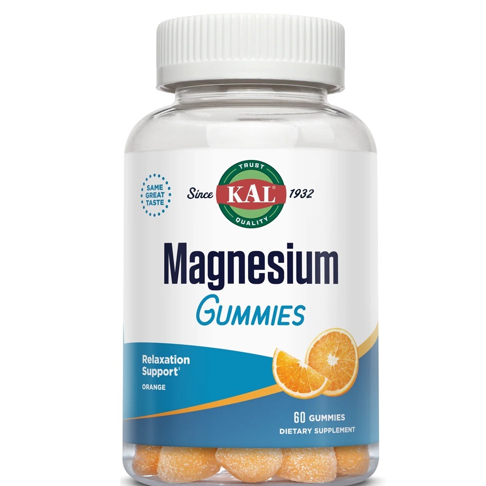 Jeleuri Magnesium Citrate, Portocale, 60 bucati, Kal