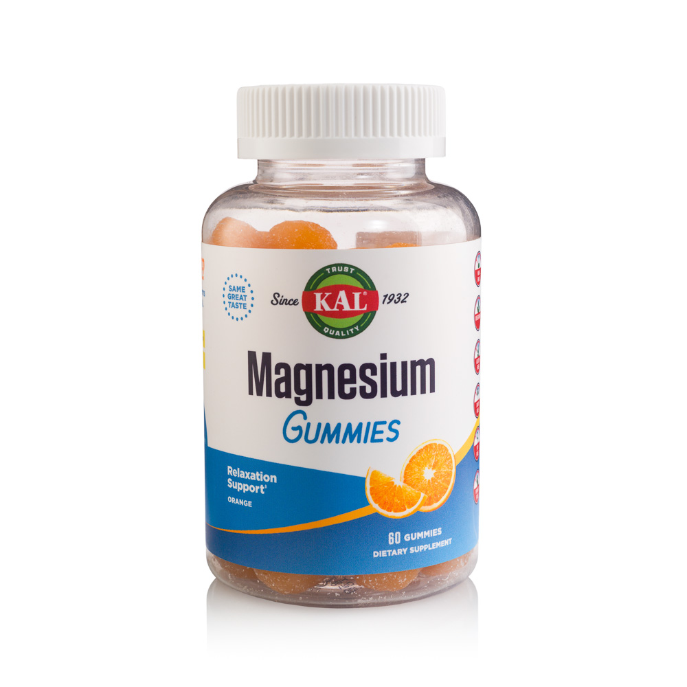 Jeleuri Magnesium Citrate, Portocale, 60 bucati, Kal