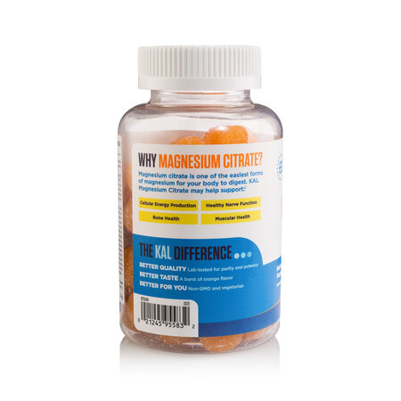 Jeleuri Magnesium Citrate, Portocale, 60 bucati, Kal 776759
