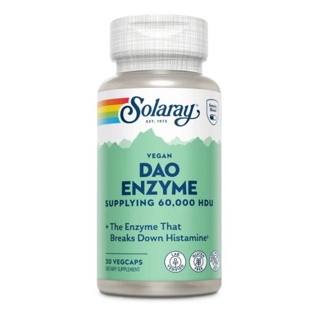 Extract standardizat din germeni de mazare DAO Enzymes, 60000 HDU, 30 capsule, Solaray
