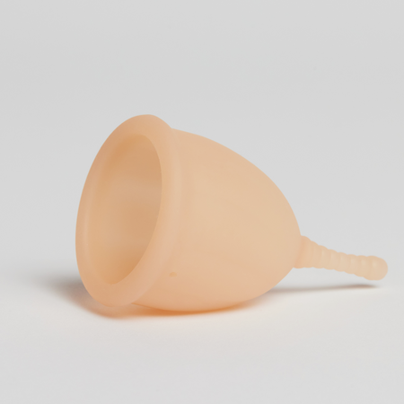 Cupa menstruala 100% silicon medicinal, Marimea S, Powder, 1 bucata, FemiEko 744948