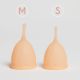 Cupa menstruala 100% silicon medicinal, Marimea M, Powder, 1 bucata, FemiEko 744959
