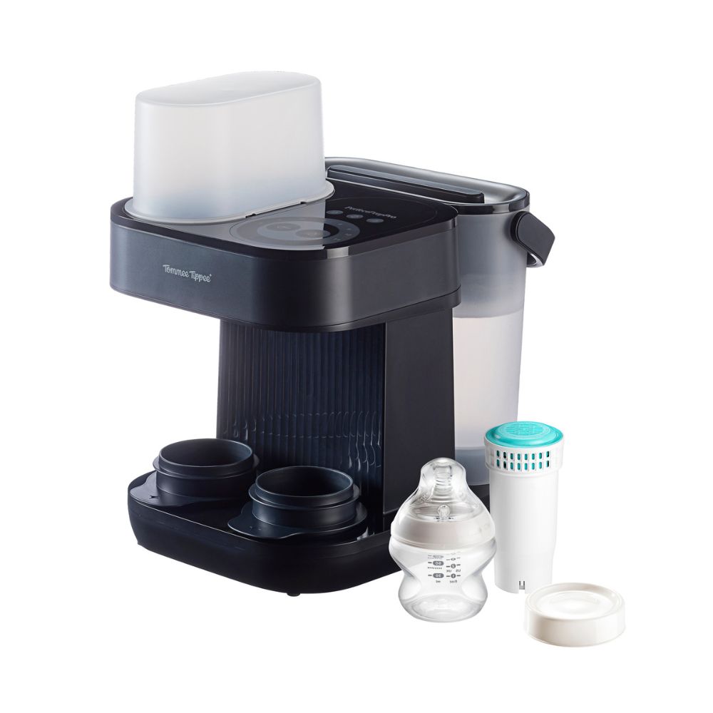 Aparat pentru pregatirea laptelui praf Perfect Prep Pro, Negru, Tommee Tippee