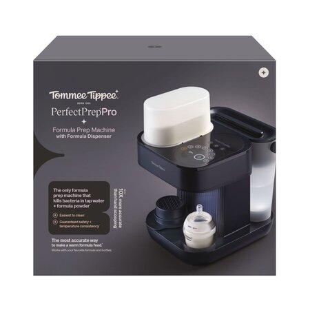 Aparat pentru pregatirea laptelui praf Perfect Prep Pro, Negru, Tommee Tippee 745559