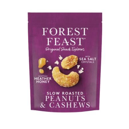 Mix de alune si caju cu miere si sare de mare, 120 g, Forest Feast