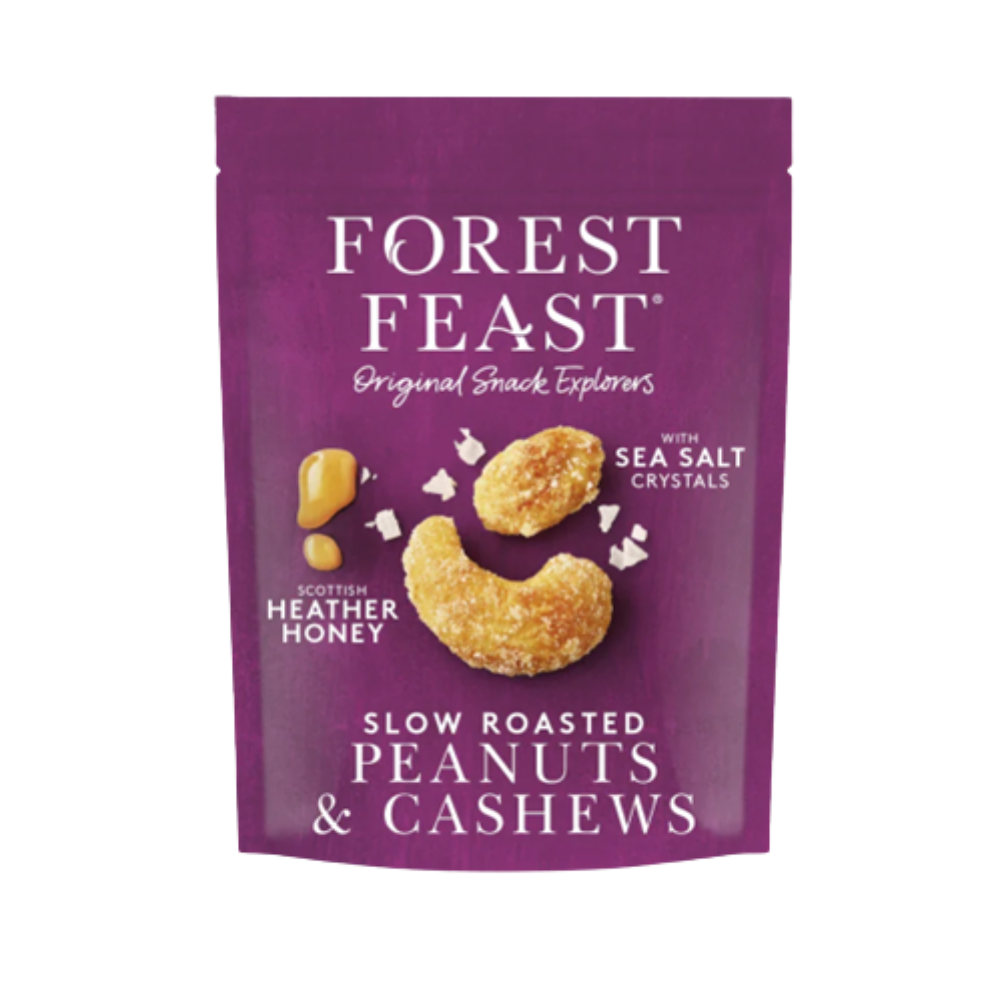 Mix de alune si caju cu miere si sare de mare, 120 g, Forest Feast