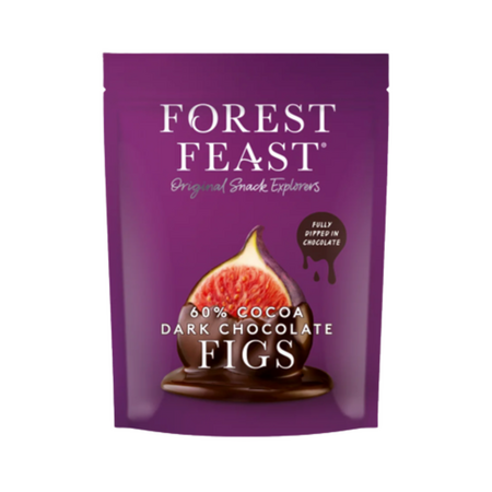 Smochine invelite in ciocolata belgiana neagra, 140 g, Forest Feast