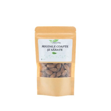 Migdale coapte si sarate, 150 g, Natura Plus
