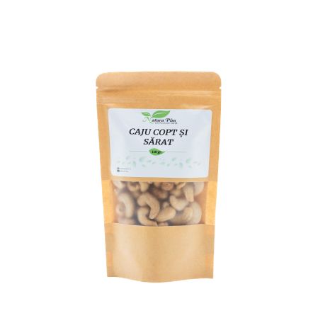 Caju copt si sarat, 150 g, Natura Plus