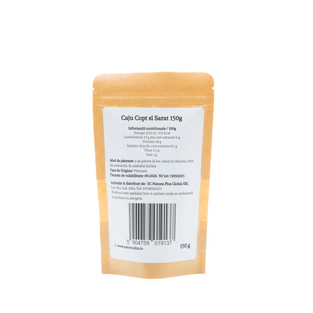 Caju copt si sarat, 150 g, Natura Plus 745047