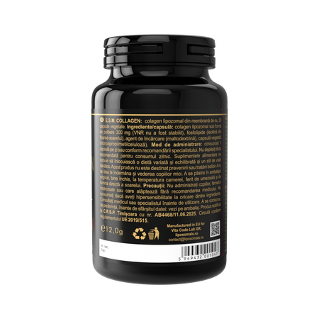 ESM Collagen Lipozomal, 300 mg, 30 capsule, Vita Code Lab 745056
