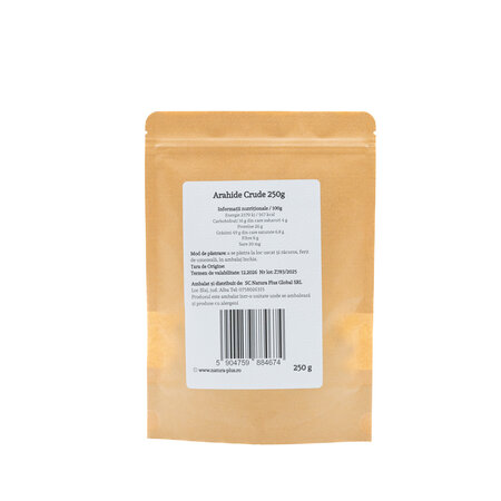 Arahide crude, 250 g, Natura Plus 745061