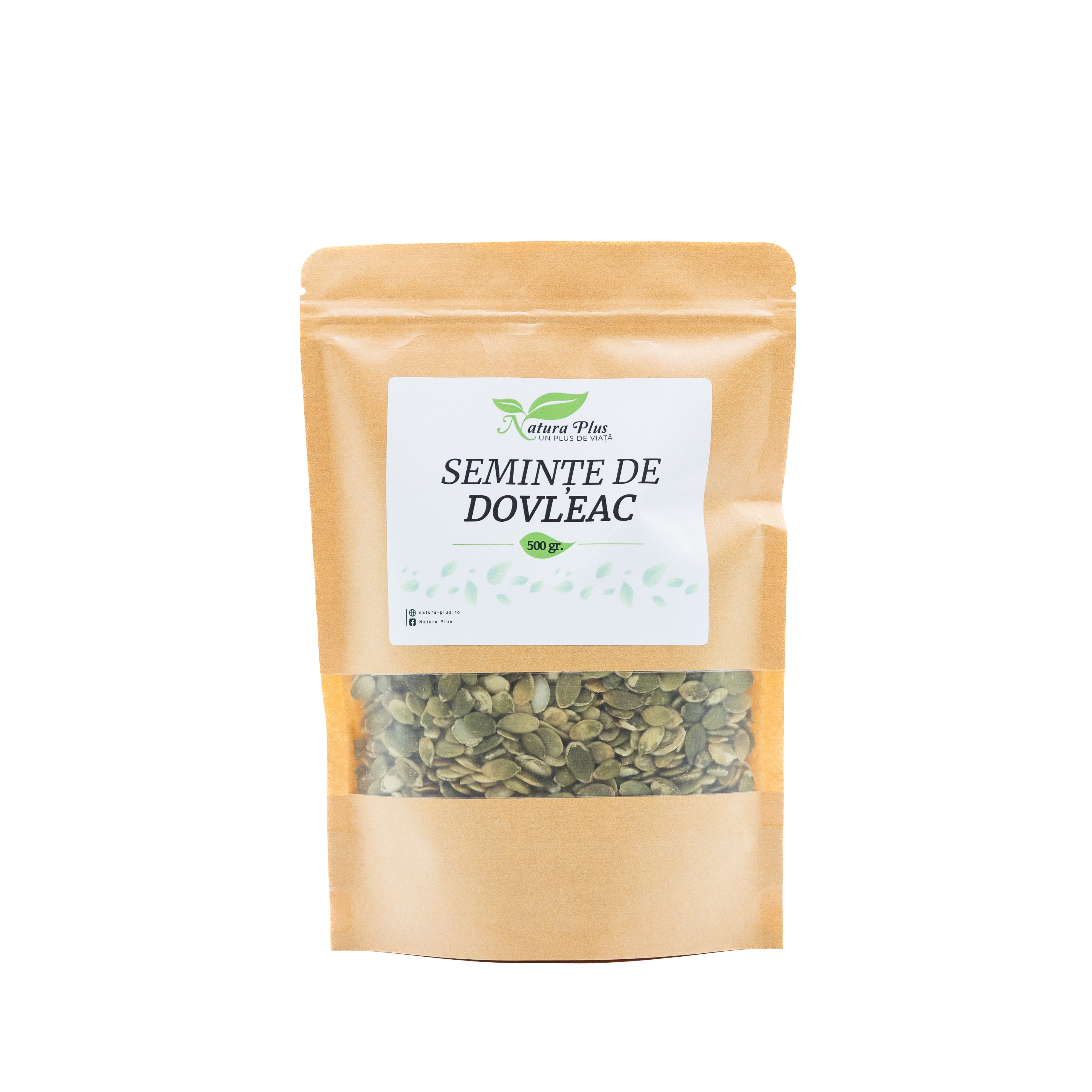 Seminte de dovleac, 500 g, Natura Plus