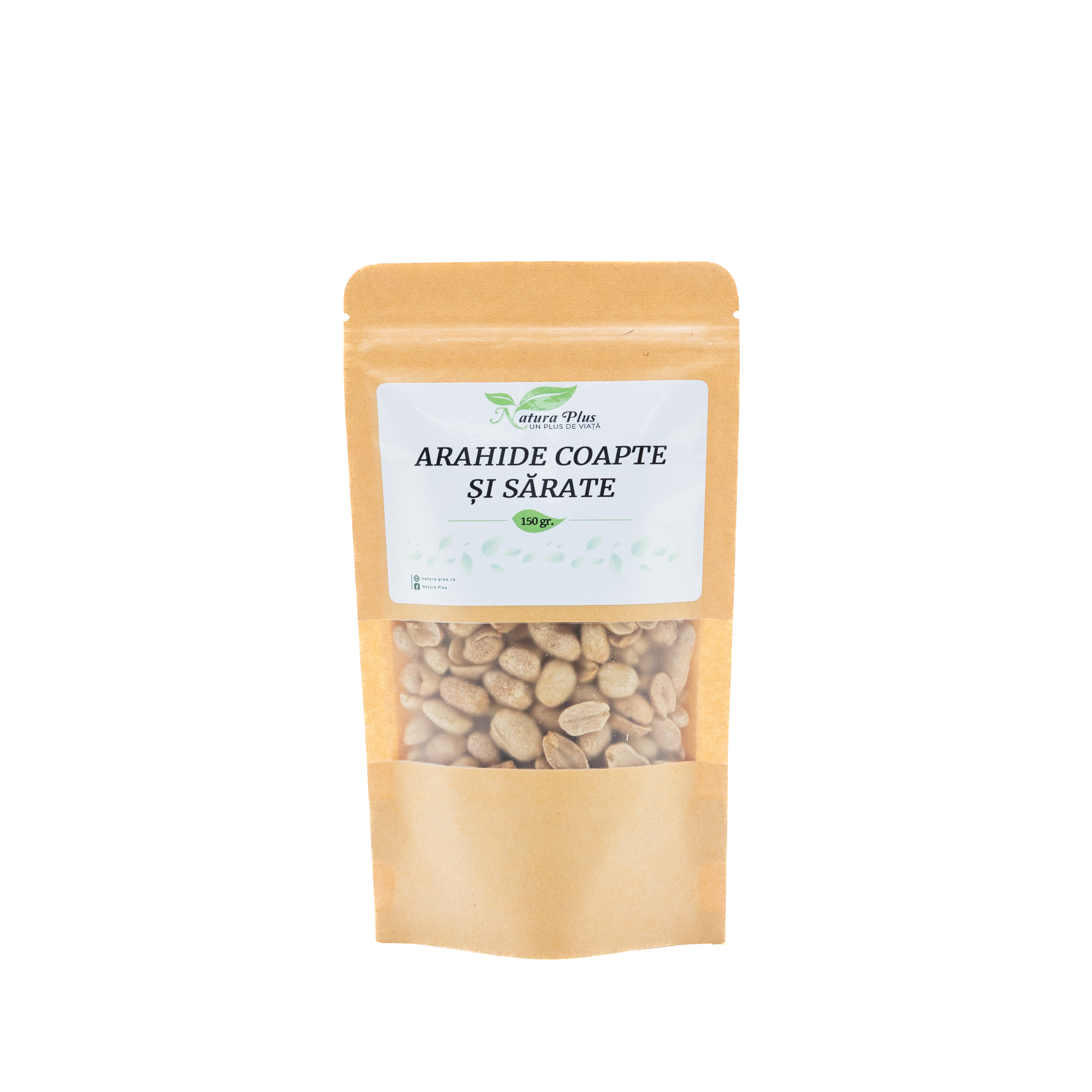 Arahide coapte si sarate, 150 g, Natura Plus