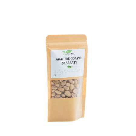 Arahide coapte si sarate, 150 g, Natura Plus 745101
