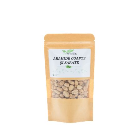 Arahide coapte si sarate, 150 g, Natura Plus