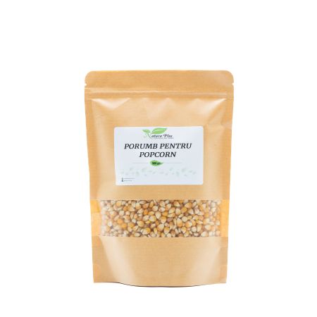 Porumb pentru popcorn, 500 g, Natura Plus