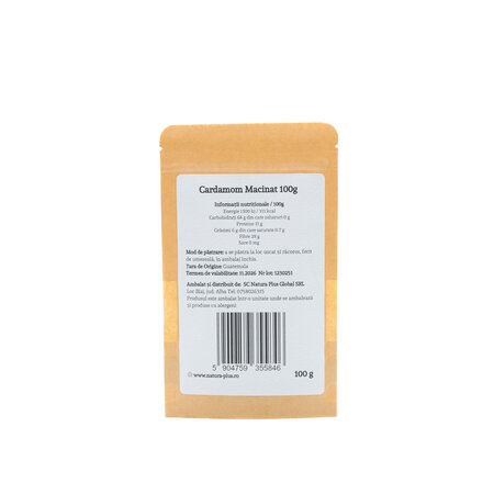 Cardamom macinat, 100 g, Natura Plus 745159