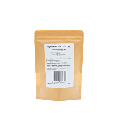 Fulgi de porumb fara zahar, 250 g, Natura Plus 745175