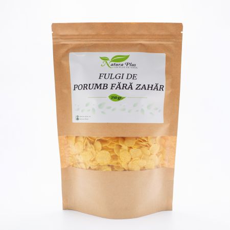 Fulgi de porumb fara zahar, 250 g, Natura Plus