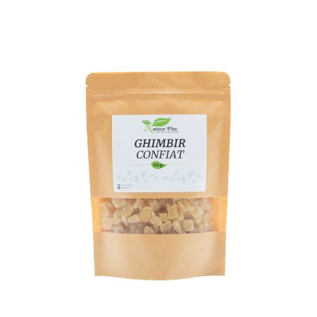 Ghimbir confiat, 250 g, Natura Plus