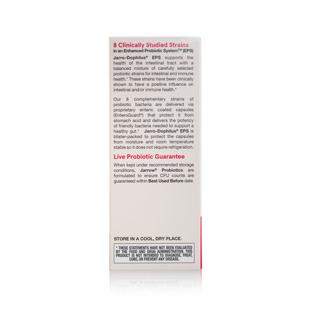 Jarro-Dophilus EPS, 60 capsule vegetale filmate gastrorezistente, Jarrow Formulas 776746
